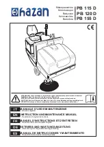 HAZAN PB 115 D Instruction And Maintenance Manual preview