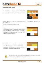 Предварительный просмотр 9 страницы HazeBase base-prime Operation Manual