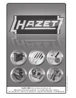 Предварительный просмотр 24 страницы HAZET-WERK 9212-2 Operating Instructions Manual