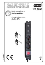 Hazet 161 N-5D Operating Instructions Manual preview