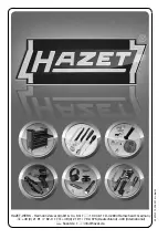 Preview for 20 page of Hazet 4932 N-110 Operating Instructions Manual