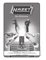 Preview for 20 page of Hazet 9033 N-5 Operating Instructions Manual