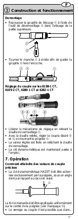 Предварительный просмотр 45 страницы Hazet System 5000 CLT Operating Instructions Manual