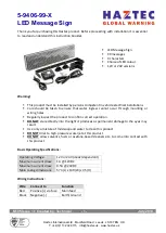 Haztec 5-9406-99-X Manual предпросмотр