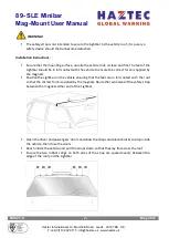 Preview for 2 page of Haztec 89-SLE User Manual