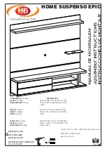 HB Moveis Home Suspenso Epic Assembly Instructions Manual preview