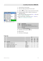 Preview for 3 page of HB-THERM M8088 Assembly Instructions