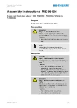 HB-THERM T24629-X Assembly Instructions Manual preview