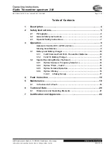 Preview for 3 page of HBC-Radiomatic spectrum 1 M Operating Instructions Manual