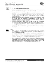 Preview for 7 page of HBC-Radiomatic spectrum 1 M Operating Instructions Manual