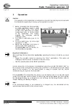 Preview for 8 page of HBC-Radiomatic spectrum 1 M Operating Instructions Manual