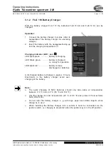 Preview for 11 page of HBC-Radiomatic spectrum 1 M Operating Instructions Manual