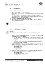 Preview for 19 page of HBC-Radiomatic spectrum 1 M Operating Instructions Manual