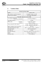 Preview for 20 page of HBC-Radiomatic spectrum 1 M Operating Instructions Manual