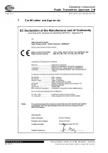 Preview for 22 page of HBC-Radiomatic spectrum 1 M Operating Instructions Manual