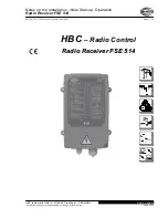 Предварительный просмотр 1 страницы HBC FSE 514 Installation And Operation Manual