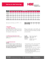 Preview for 3 page of HBE SOFTEX Operating And Mounting Instructions Manual