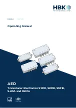 Предварительный просмотр 3 страницы HBK AED 9101D Operating Manual