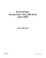 Preview for 3 page of HBK Bruel & Kjaer 3670-A-082 User Manual