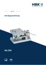 Preview for 23 page of HBK HLCM Mounting Instructions