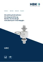 Предварительный просмотр 1 страницы HBK U9C Mounting Instructions