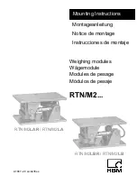 Предварительный просмотр 1 страницы HBM 1-RTN/M2A33T Mounting Instructions