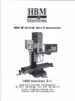 Предварительный просмотр 1 страницы HBM BF 28 Manual