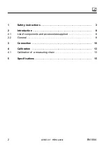 Preview for 4 page of HBM BN100A Operating Manual