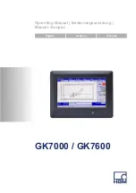 HBM GK7000 Operating Manual preview