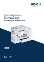 HBM HBK S2M Mounting Instructions предпросмотр