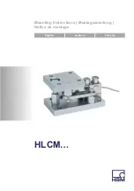 HBM HLCM Series Mounting Instructions предпросмотр