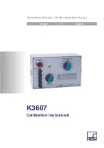 HBM K3607 Operating Manual preview