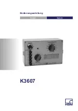 Предварительный просмотр 17 страницы HBM K3607 Operating Manual