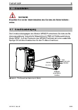 Предварительный просмотр 9 страницы HBM MP30DP Operating Manual