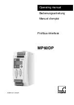 HBM MP60DP Operating Manual предпросмотр