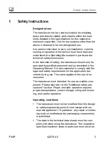 Preview for 5 page of HBM P8AP Operating Manual