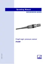 Preview for 1 page of HBM P8WT Operating Manual