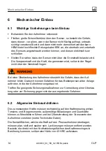 Preview for 38 page of HBM PACEline 1-CLP/26kN Mounting Instructions