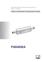 HBM PAD4002A Operating Manual предпросмотр