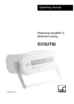 Предварительный просмотр 1 страницы HBM SCOUT55 Operating Manual