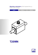 Предварительный просмотр 3 страницы HBM T20WN Mounting Instructions