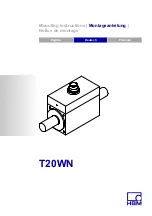 Предварительный просмотр 31 страницы HBM T20WN Mounting Instructions