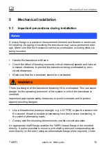 Предварительный просмотр 17 страницы HBM T40FH Mounting Instructions