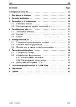 Предварительный просмотр 43 страницы HBM U93 Operating Instructions Manual