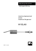 Preview for 1 page of HBM W1ELA/0 Mounting Instructions