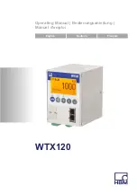 HBM WTX120 Operating Manual preview