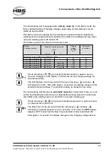 Предварительный просмотр 19 страницы HBS 92-10-1504B Operating Manual