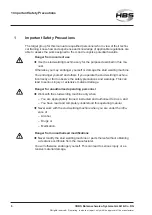 Предварительный просмотр 6 страницы HBS 92-20-275 Operating Manual