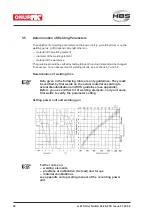 Preview for 30 page of HBS 93-20-290 Operating Manual