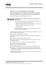 Preview for 9 page of HBS 93-20-290C Operating Manual